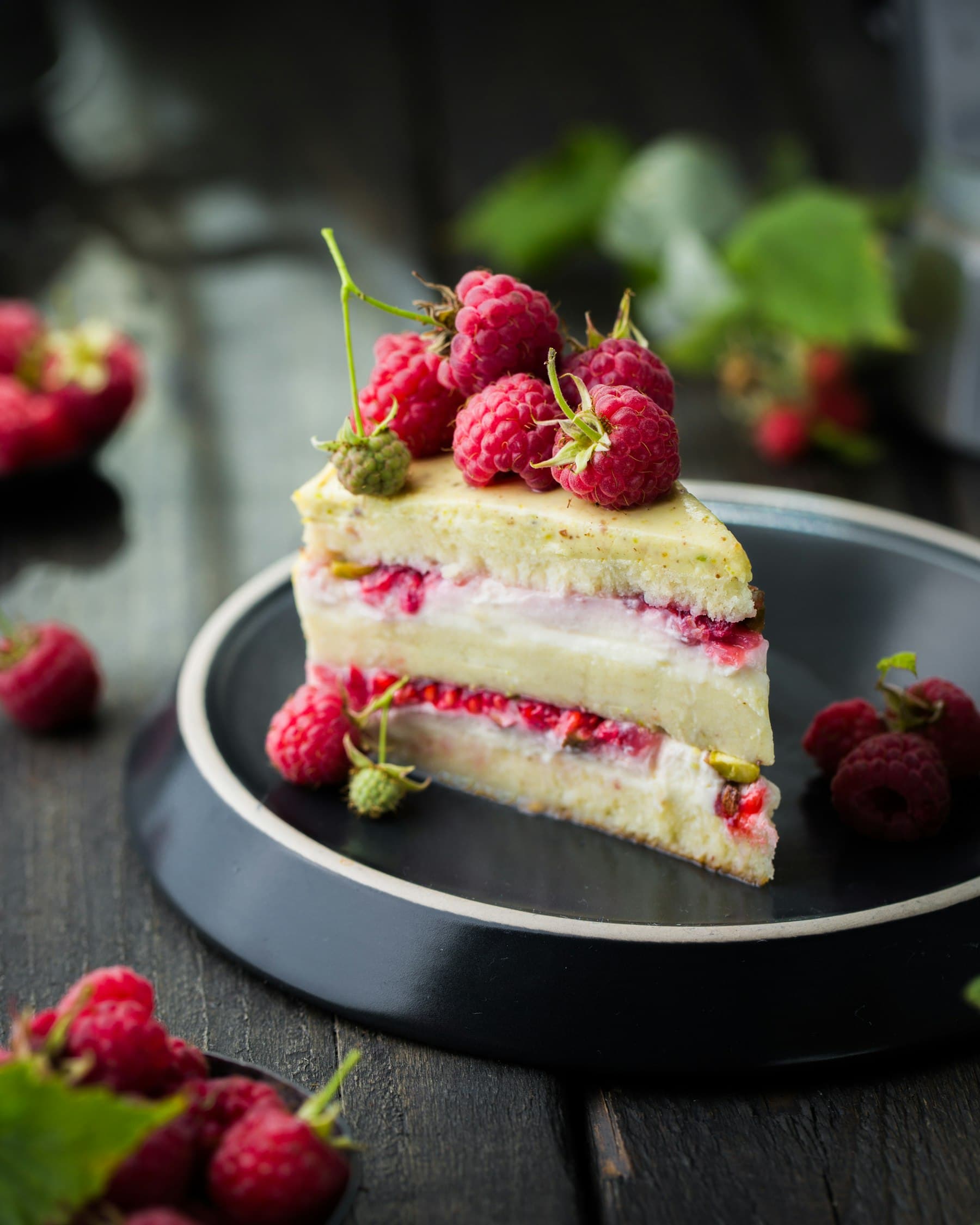 Layered celebration cake